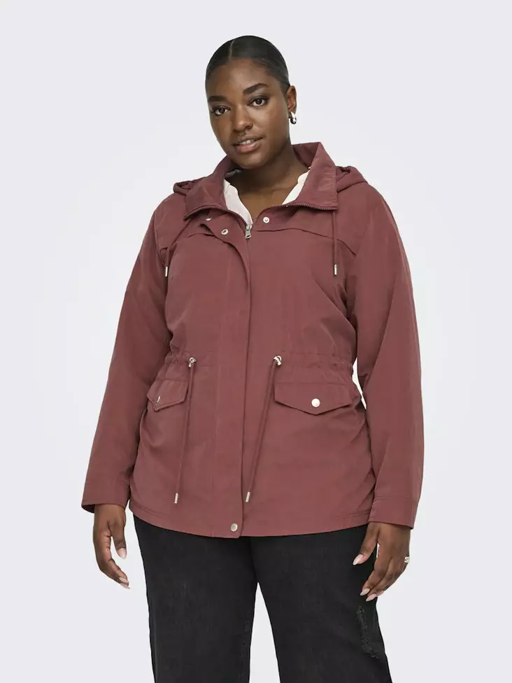 Only Carmakoma women's plus size jacket CARNEWSTARLINE spiced apple - Women's light jackets - 140318 - 1