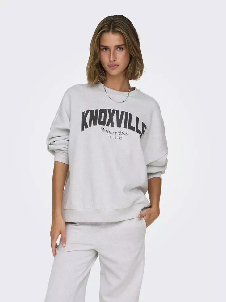 Only women's sweatshirt Club light grey - Women's hoodies and colleges - 137668 - 1