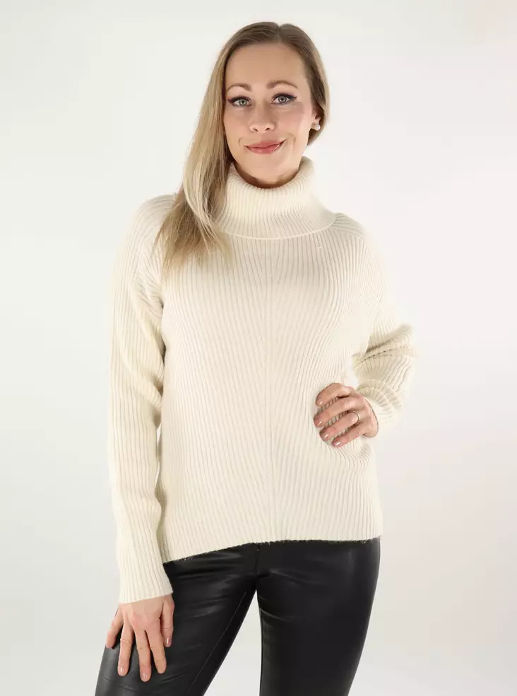 Only women's sweater Roll Neck Whitecap gray - Women's knitwear - 137428 - 1