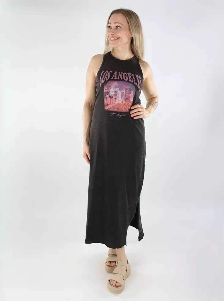 Only printed dress black/Los Angeles - Dresses and tunics - 138748 - 1
