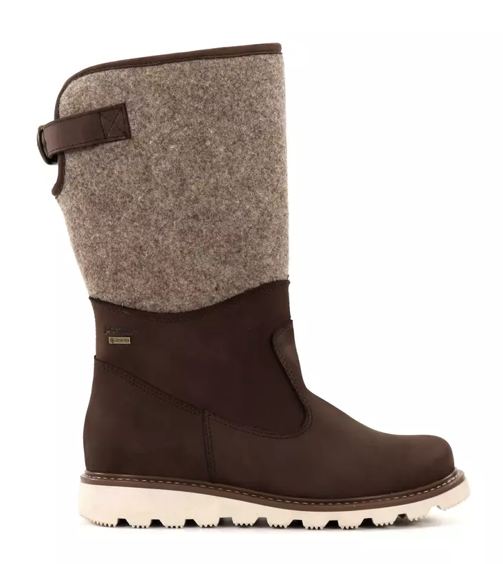 Pomar women's GORE-TEX® boots Pokka bark waxy/sand felt - Women's boots - 137408 - 1
