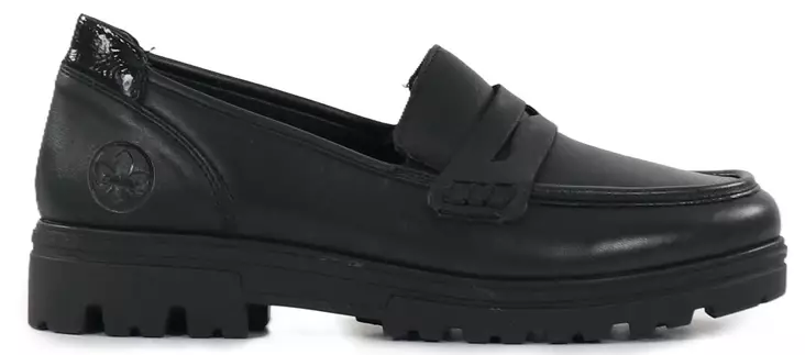 Rieker Loafers 43050-01 black - Rieker women`s walking shoes - 141388 - 1
