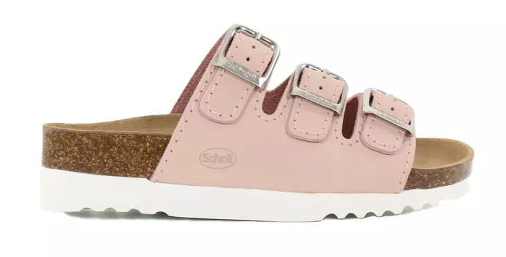 Scholl Rio wedge antique pink - Women's mules - 140588 - 1