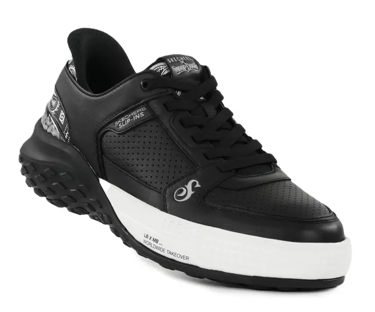 Skechers men's sneakers 251170/BLK SIZZLE - SNOOP SIZZLE TOKE SLIP-INS black - Men's sneakers - 140178 - 1