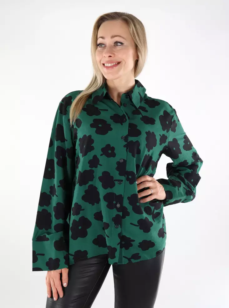 Vero Moda women's dress shirt dark green - Women's shirts and blouses - 136998 - 1
