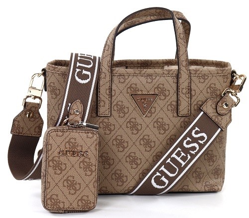 Guess Bag Latona mini Tote latte logo webstore