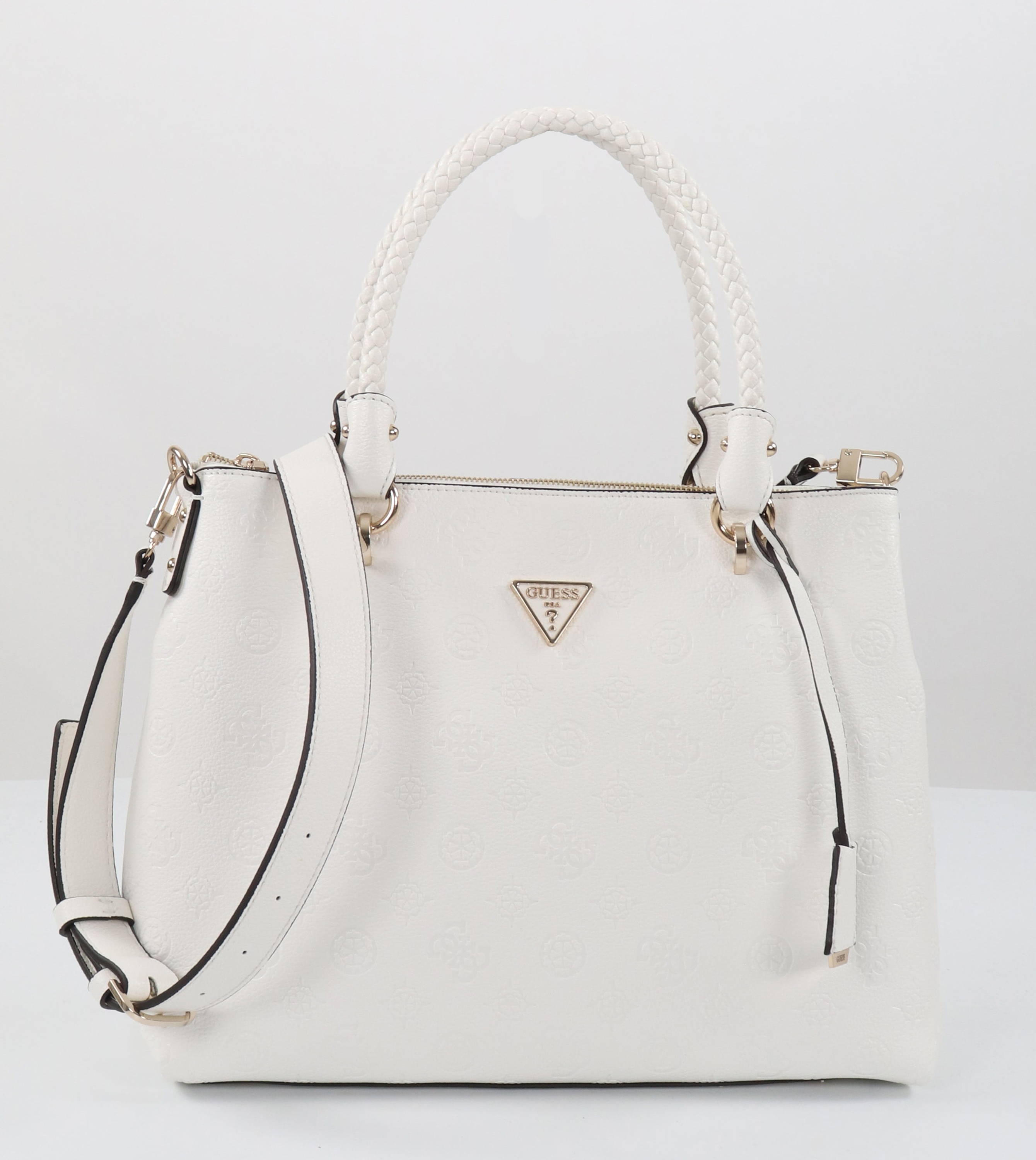 Guess Shoulder Bag Helaina, white webstore