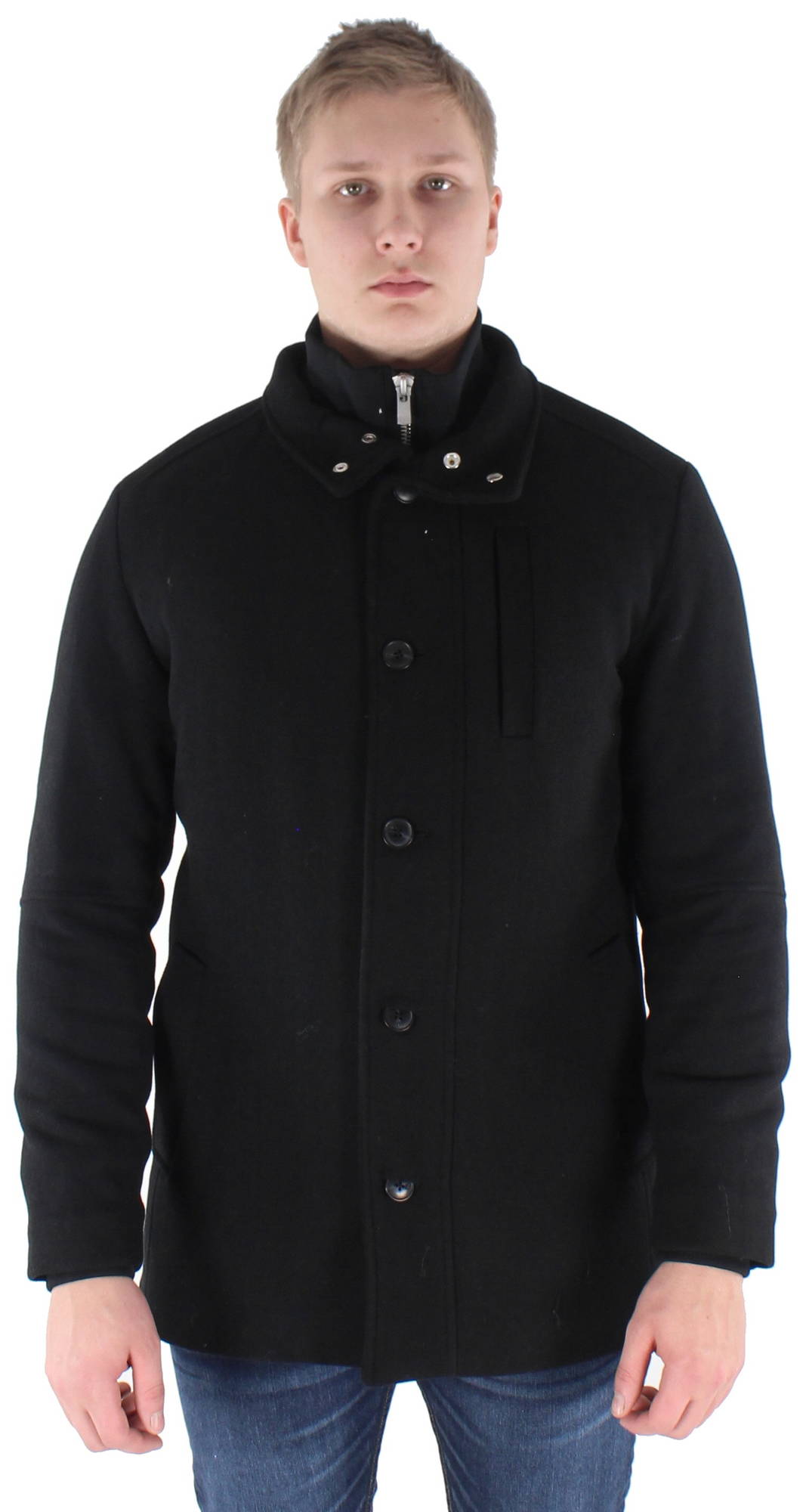 Jack&Jones Wool coat Duane, Black webstore