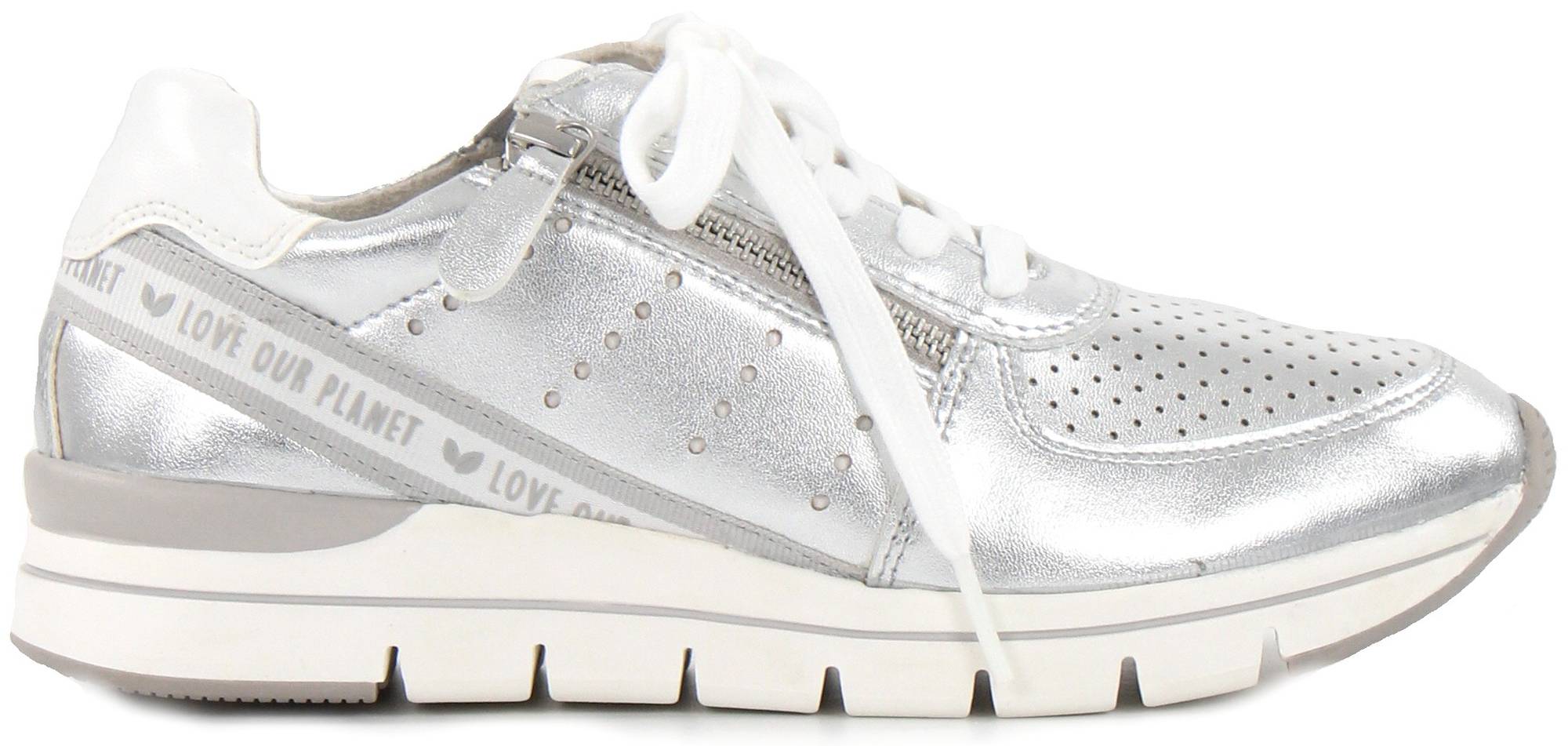 marco tozzi silver shoes
