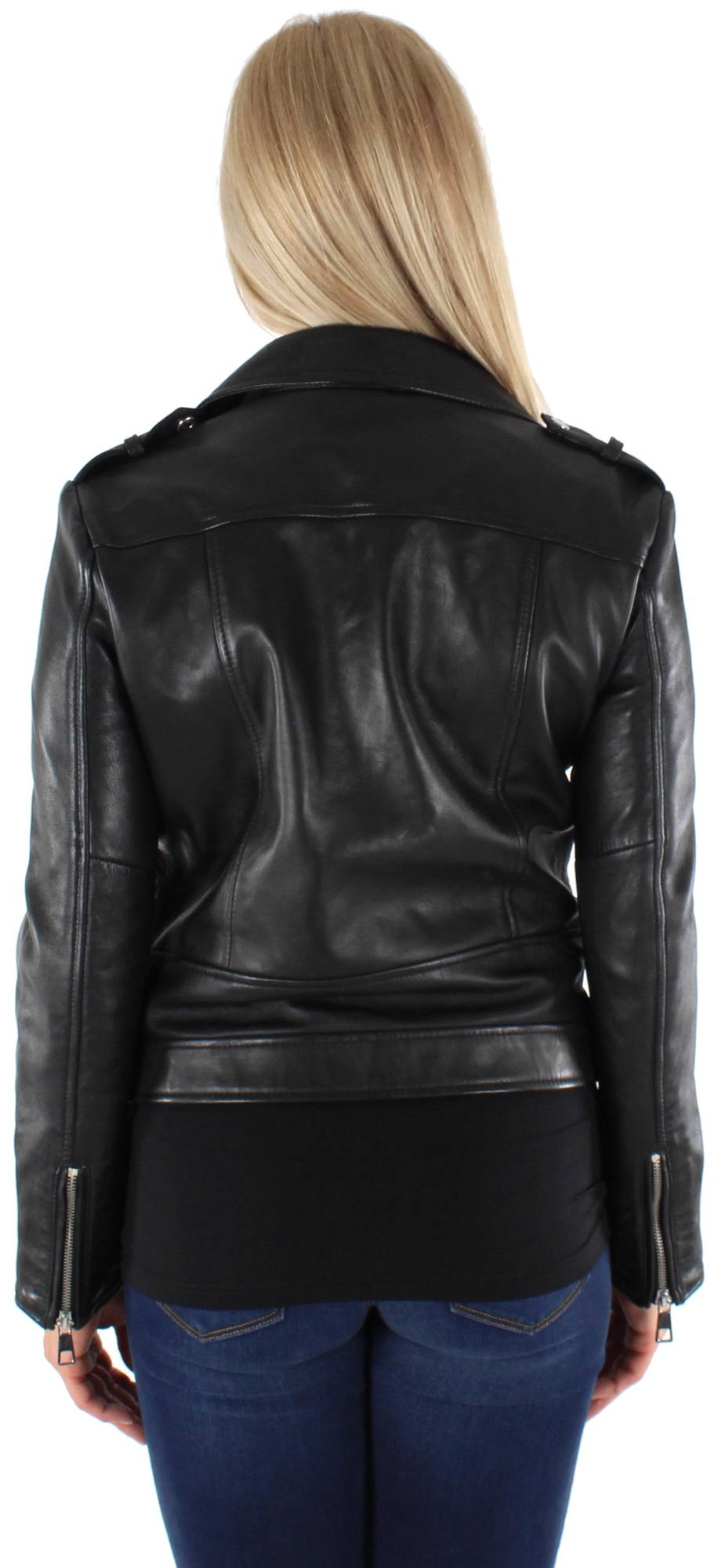 Only Leather Jacket Rocky, Black - Stilettoshop.eu Webstore
