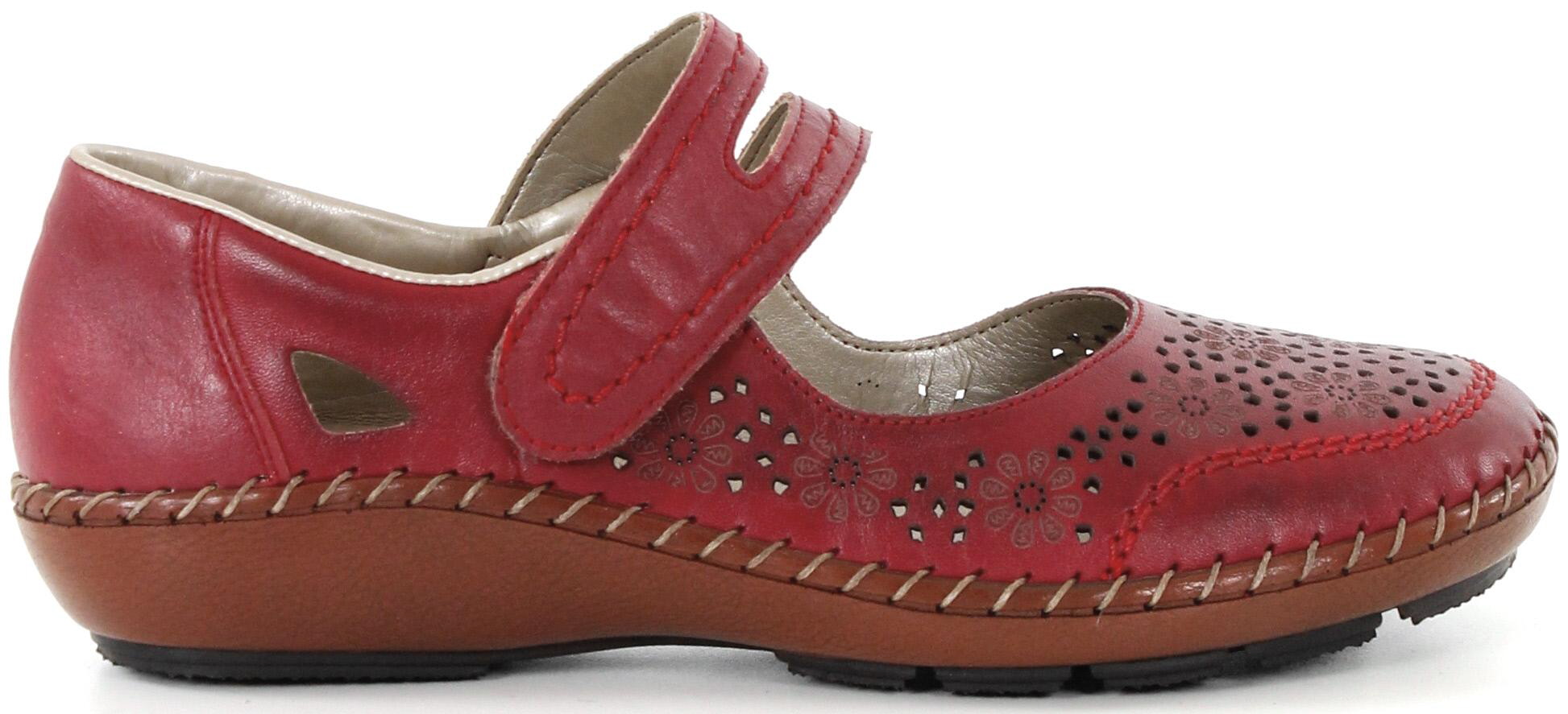 Rieker Walking shoes 44875-33 red - Stilettoshop.eu webstore