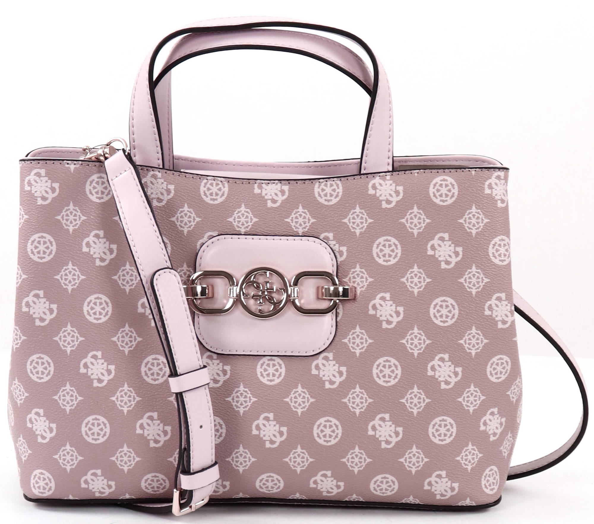 Guess Shoulder Bag Hensley logo blush mult webstore