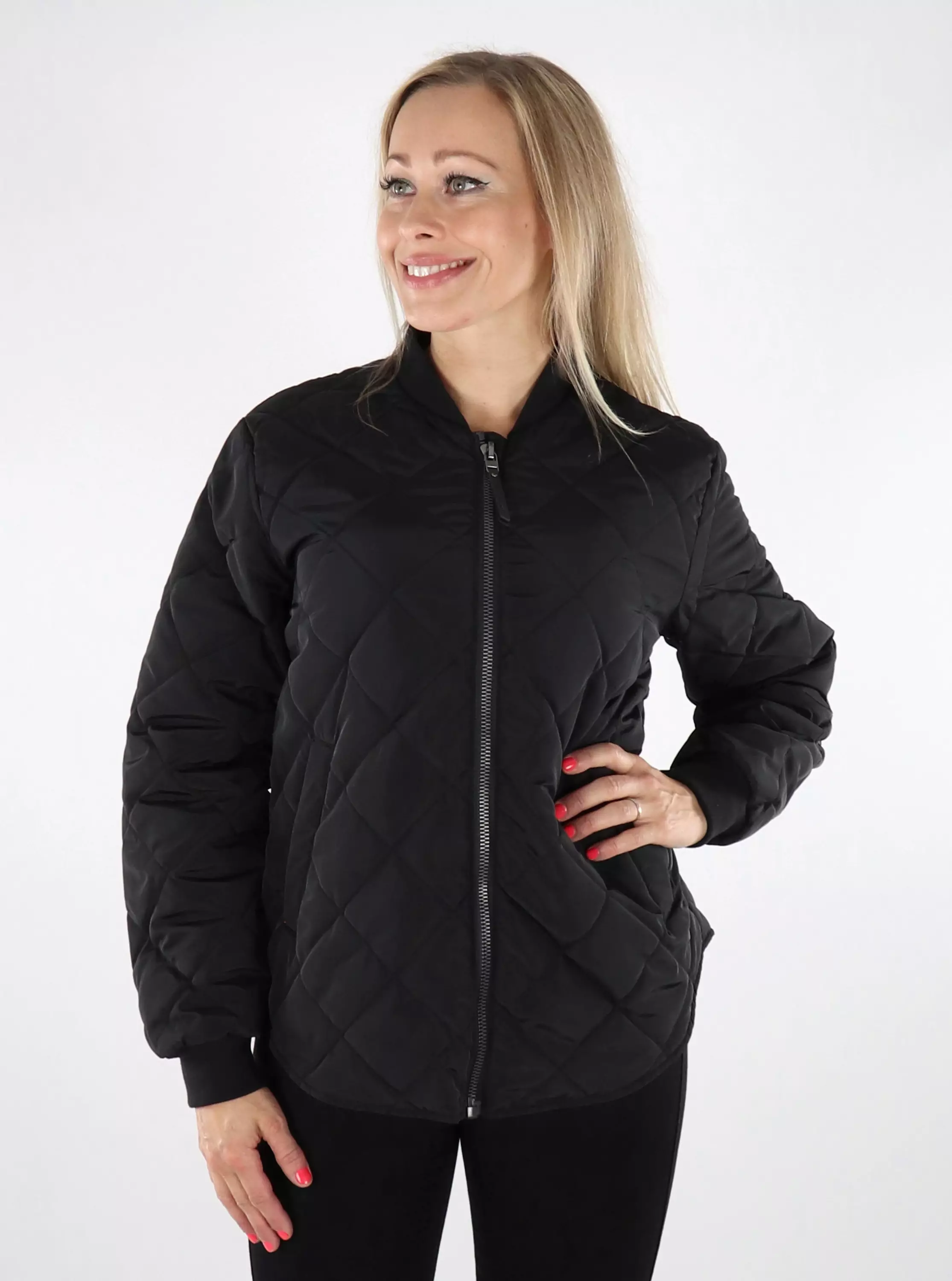 早割ex Only women's lightweight quilted jacket Quilted black Clothing