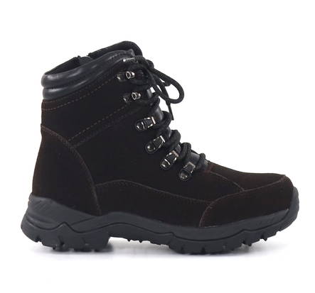 Eskimo 03220511 women's studded ankle boots dark brown - Women's ankle boots - 134789 - 1