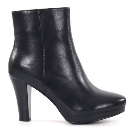 Fuzz Ankle Boots 6001-02 black - Women's ankle boots - 134369 - 1