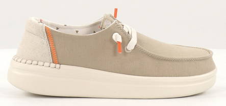 HEYDUDE Shoes Wendy rise Chambray sandshell - Women's walking shoes - 133669 - 1