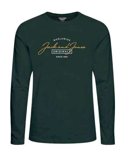 Jack&Jones Shirt Ferry crew neck - Men's long sleeved shirts - 132459 - 1