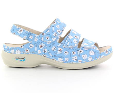 Nursing Care Machine Washable Sandals Leather, teeth - Women's work shoes - 126979 - 1