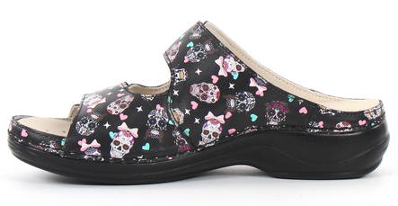 Nursing Care Machine Washable Work Shoes Mexican Skull - Women's work shoes - 122669 - 2