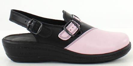 Promena Professional shoes 8011 pink/black - Women's work shoes - 117689 - 1
