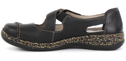 Rieker Walking Shoes 46335-00, Black - Rieker women`s walking shoes - 128589 - 2