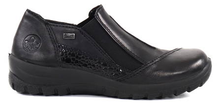 Rieker Walking Shoes L7178-00, Black - Rieker women`s walking shoes - 129429 - 1