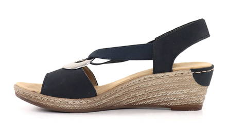 Rieker women's sandals 624H6-14 blue - Rieker women`s sandals - 135379 - 2