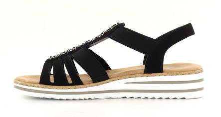 Rieker women's sandals V0652-00 black - Rieker women`s sandals - 135769 - 2