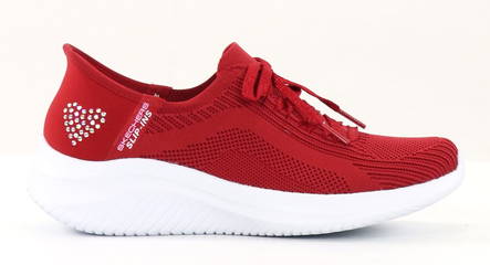 Skechers women s sneakers 150177 RED ULTRA FLEX 3.0 HEART ME Stilettoshop.eu webstore