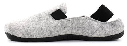 Suomi Kenkä Barefoot Shoes, Grey/Black - Men's slippers - 129679 - 2