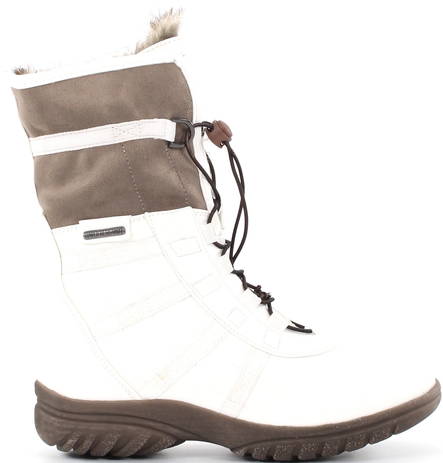 Tapas Women Ankle Boots, water resistant Janis White - Women's ankle boots - 129499 - 1