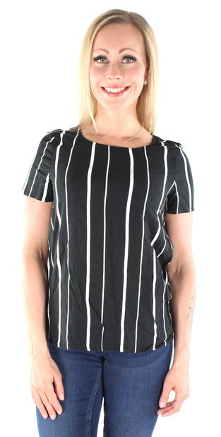 Vero Moda T-shirt, Black/White - Women's T-shirts - 123919 - 1