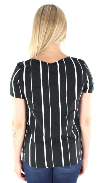 Vero Moda T-shirt, Black/White - Women's T-shirts - 123919 - 2