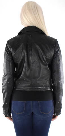 Vila Leather Jacket Gora, Black - Stilettoshop.eu Webstore