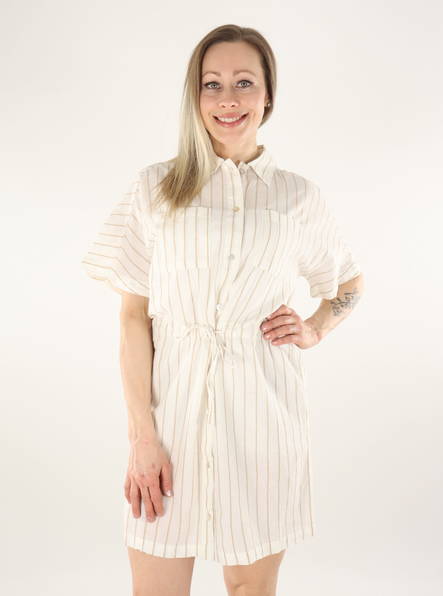 JJXX dress Linen Blanc / cornsilk - Dresses and tunics - 135779 - 1