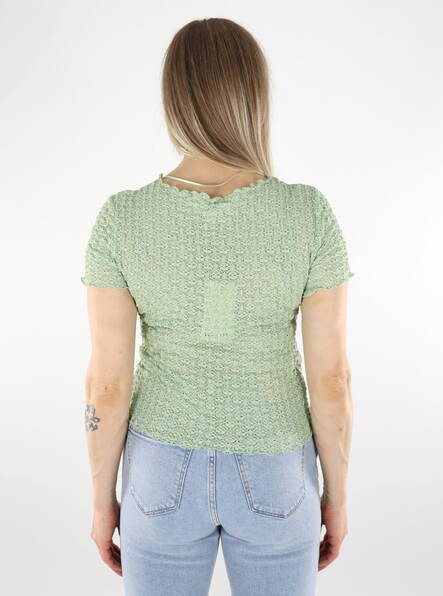 Vero Moda women's t-shirt smoke green - Women's T-shirts - 136059 - 2