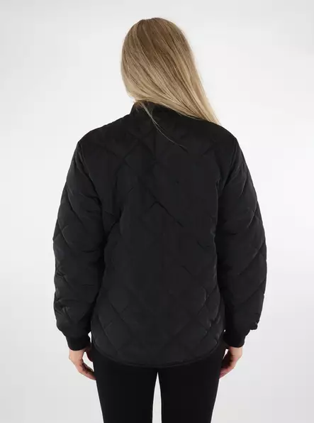 Only women's lightweight quilted jacket Quilted black - Women's light winter jackets - 136789 - 2