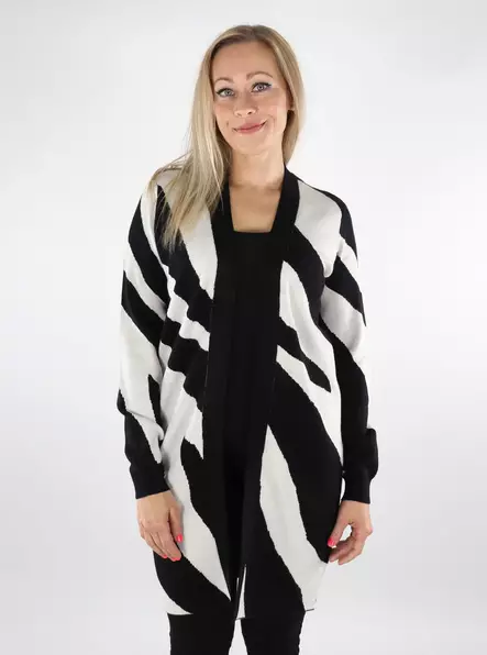Vero Moda women's cardigan black/birch - Women's knitwear - 136829 - 1