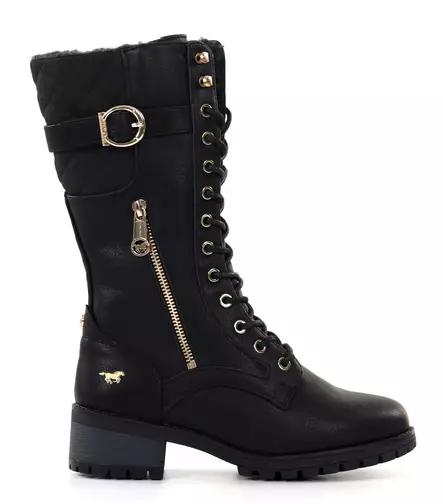 Mustang women's boots 1435-602-9 schwarz - Women's boots - 137449 - 1