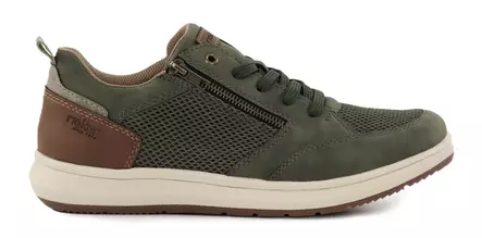 Rieker men's wide-last sneakers 16901-54 green - Men's sneakers - 138369 - 1
