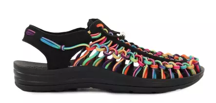 Natura women's colorful sandals Toya black/rainbow - Women's sandals - 138399 - 2