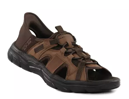 Skechers men's wide-last sandals 205181/ACDB REVOLTED SS - MERRICK dark brown - Men's sandals - 138699 - 1