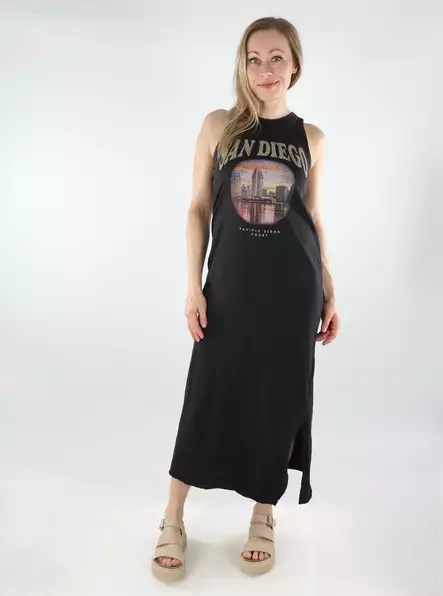 Only printed dress black/San Diego - Dresses and tunics - 138749 - 1