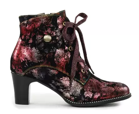Laura Vita women's ankle boots Elcodieo 01 burgundy - Women's ankle boots - 138989 - 1