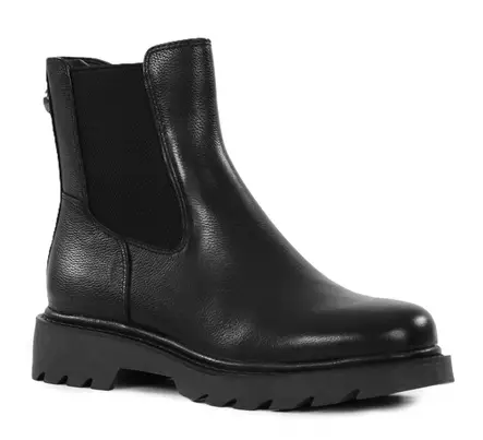 Tamaris women's genuine leather ankle boots 25429-45 black - Tamaris ankle boots - 139019 - 1