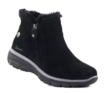 Skechers women's wide-last ankle boots 168042/BBK EASY GOING - HIGH ZIP 2 black - Women's ankle boots - 139259 - 1