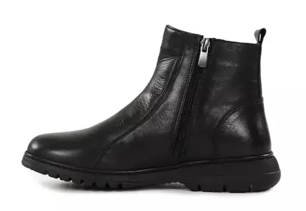 Askel women's ankle boots 3883 black leather - Women's ankle boots - 139449 - 2
