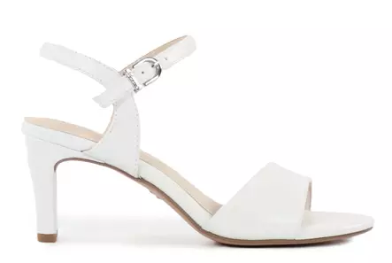Tamaris party sandals 28008-42 white matt - Tamaris women`s sandals - 140489 - 1