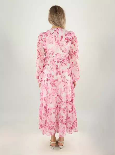 Only wrap dress pink marshmallow/porcel - Dresses and tunics - 141029 - 2