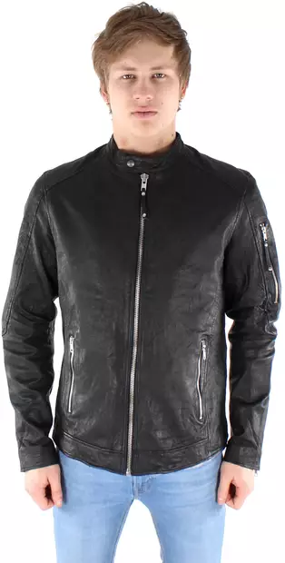 Jack&Jones Leather Jacket Richard Clean - Men's jackets - 122979 - 2